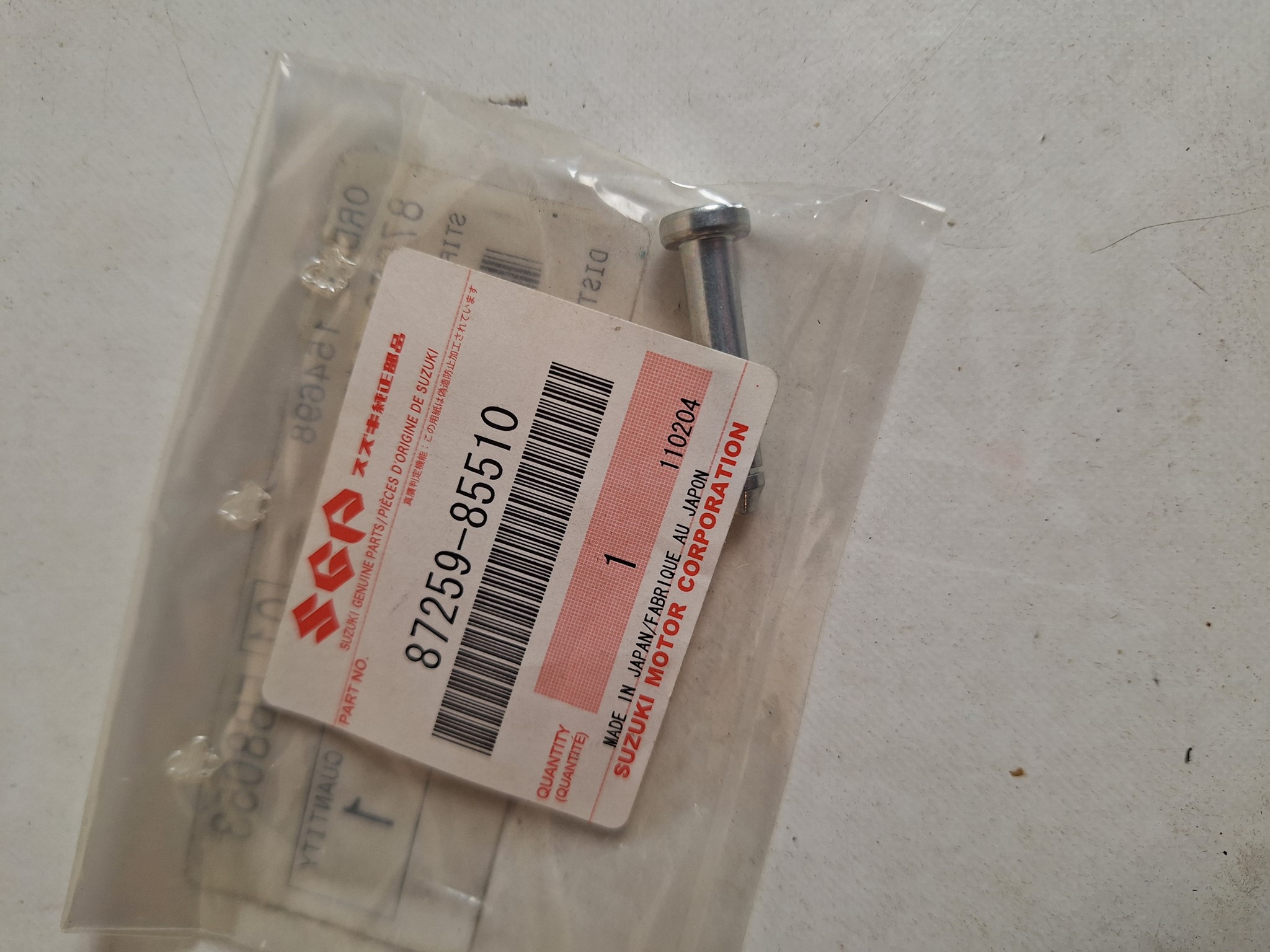 Picture of SUZUKI  STIFT  87259-85510